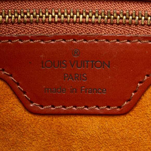 LOUIS VUITTON Authentic Brown Leather Shoulder Bag main image 2